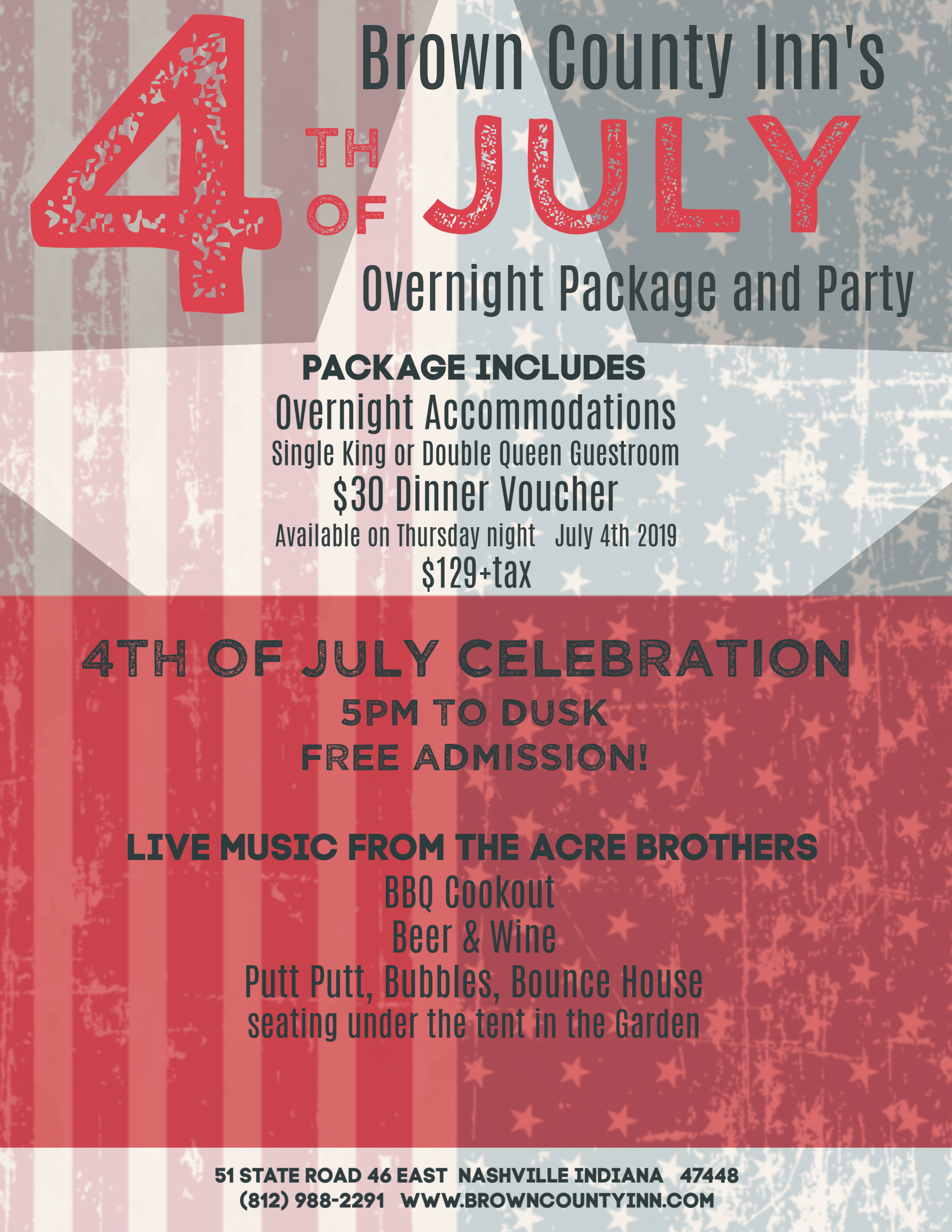 Fourth of July Celebration | Brown County Inn